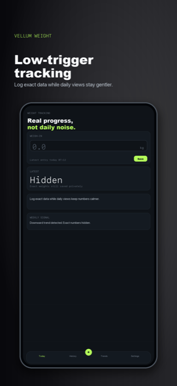 Vellum Weight low-trigger mode screenshot